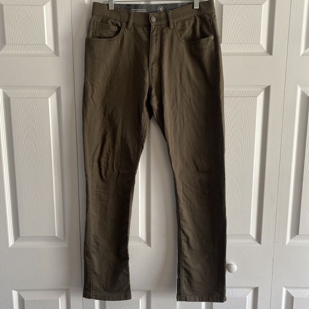 Cloudveil‎ Wayfarer Green Trail Pants Men's size 32x32 Modern Straight Fit Gorp